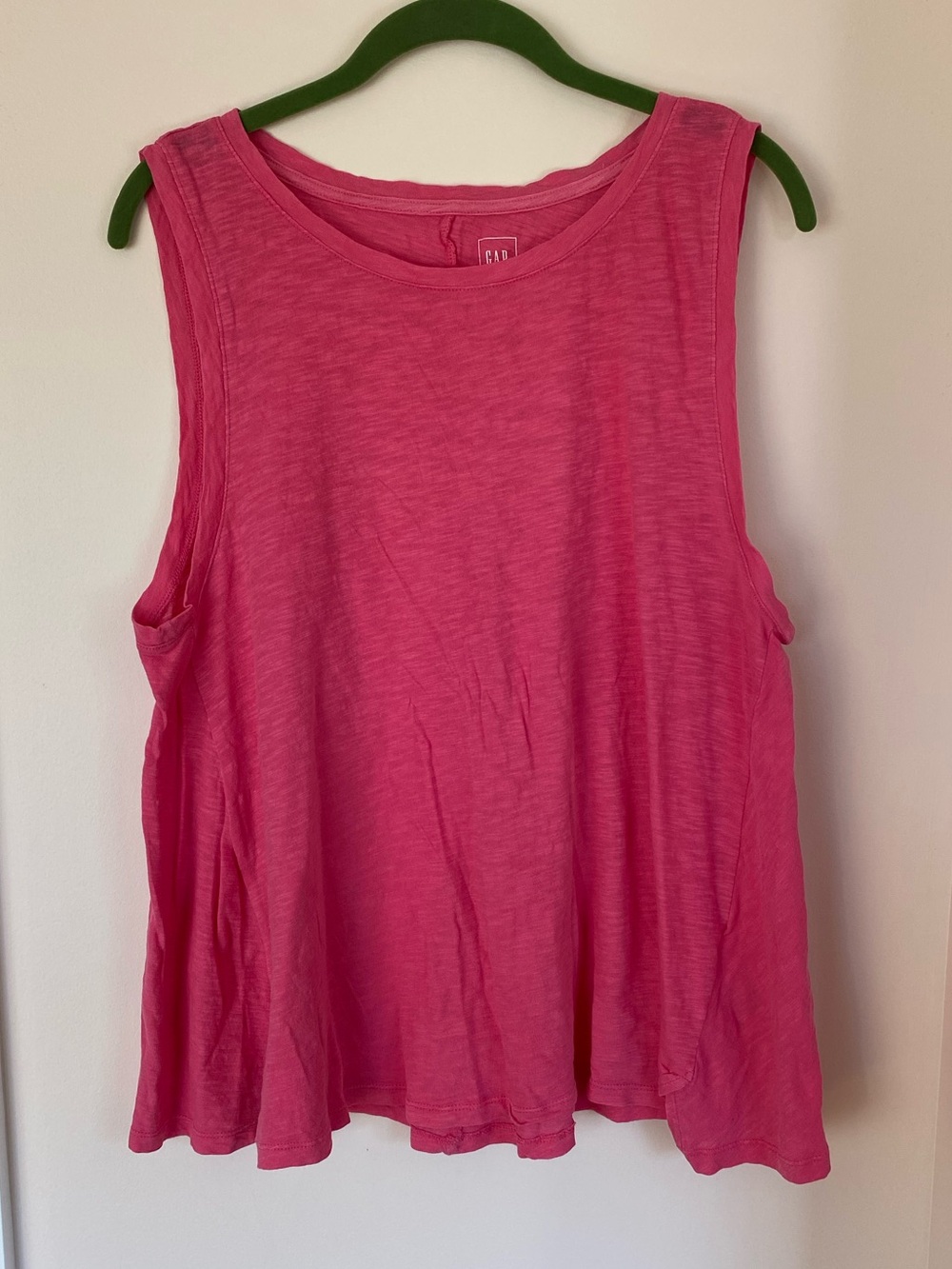 GAP Sleeveless Hot Pink Swing Tank Top - XL